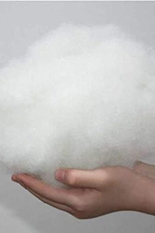 SYSN Virgin Hollow Fibre White Stuffing Polyester Fillings For Cushions Pellow Toys Teddy Bear Dog Bed (500.00, Grams)