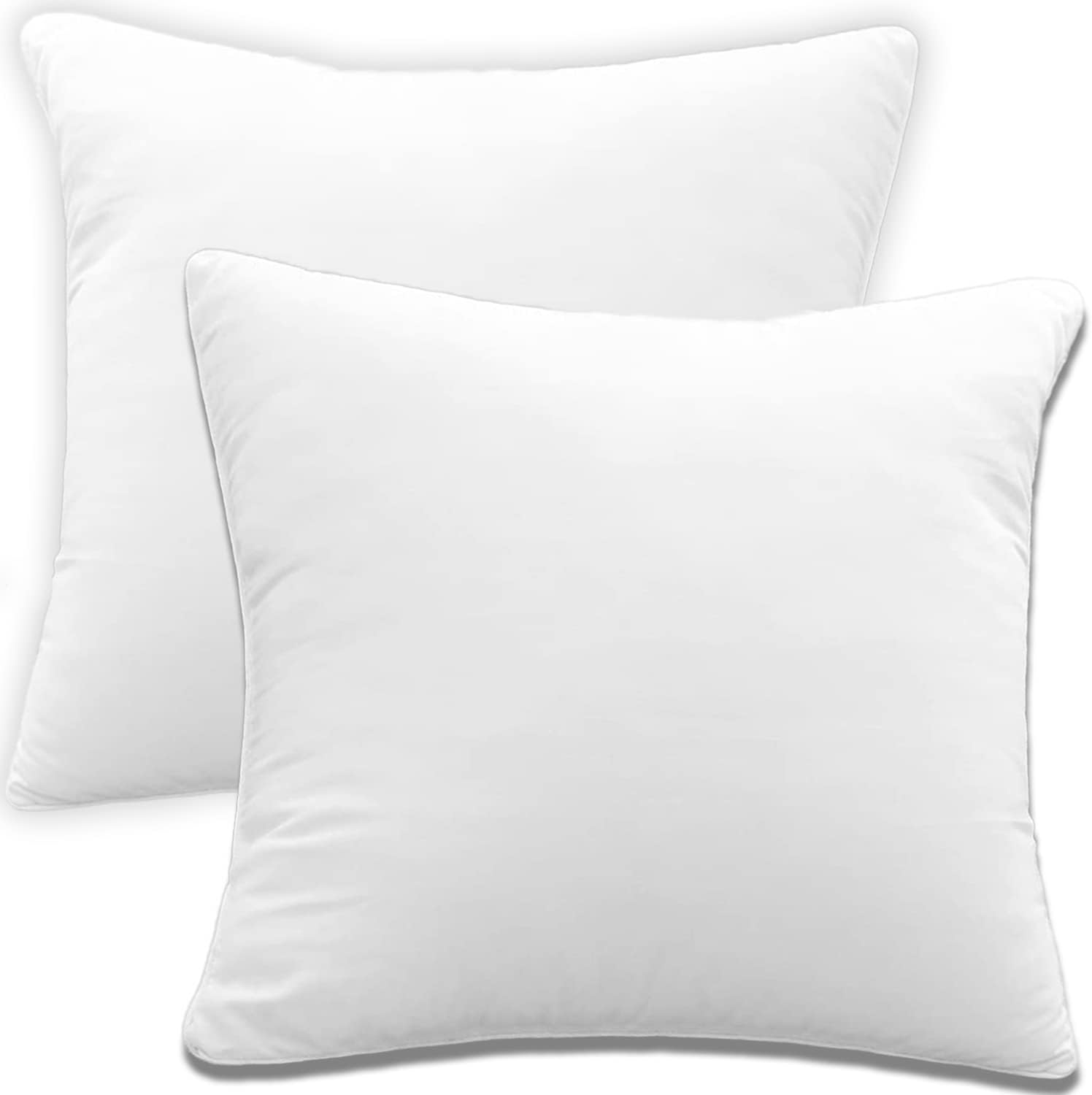 SYSN Cushion Inner Pads (Pack of 4) White Bounce Back 18x18 Cushion Inserts (45x45 cm) - Hollow Virgin Fiber Fillers For Decorative Scatters in Bed Sofa Outdoor with Stuffing - Image 12